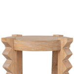 Maria Round Side Table - Natural Side Table Nicki-Core   