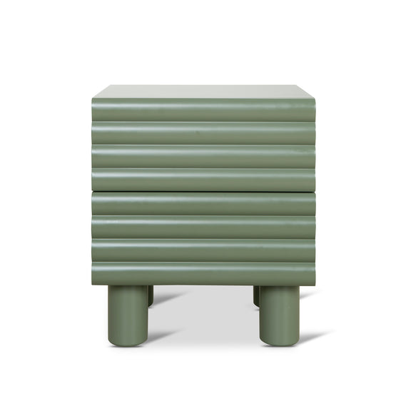 Vasuda 48cm Bedside Table - Green Bedside Table KD-Core   