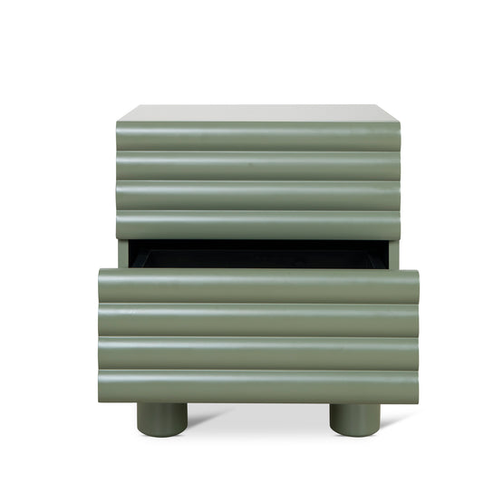 Vasuda 48cm Bedside Table - Green Bedside Table KD-Core   