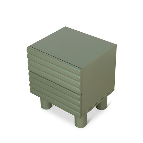 Vasuda 48cm Bedside Table - Green Bedside Table KD-Core   