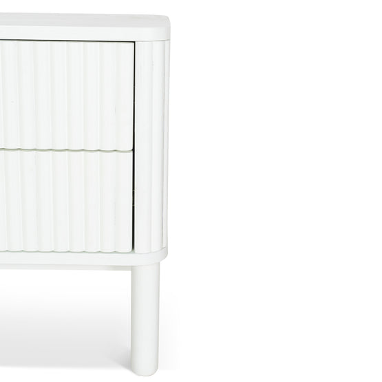 Melita Bedside Table - White Bedside Table KD-Core   