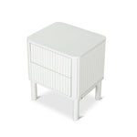 Melita Bedside Table - White Bedside Table KD-Core   