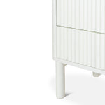 Melita Bedside Table - White Bedside Table KD-Core   