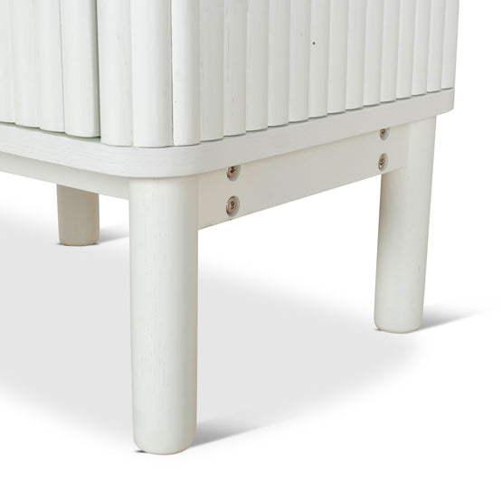 Melita Bedside Table - White Bedside Table KD-Core   