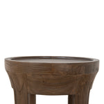 Frodo 34.5cm Round Side Table - Walnut Side Table Nicki-Core   