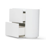 Arnar 60cm Bedside Table - White Oak Bedside Table Century-Core   