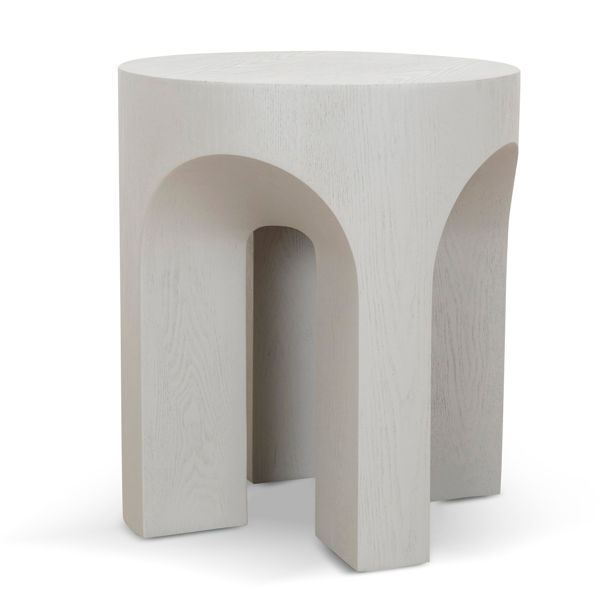 Jozi 49.5cm Round Side Table - Light Grey Side Table Dwood-Core