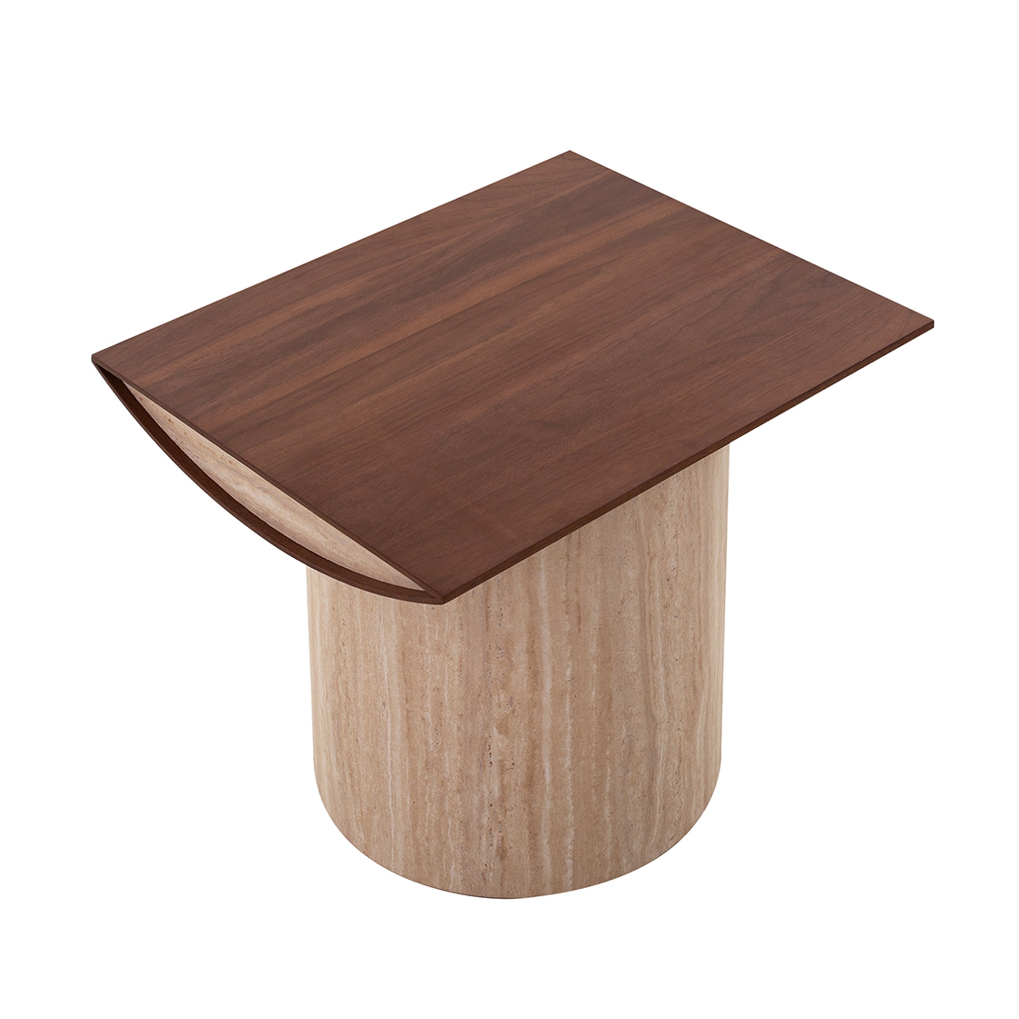 Dorit Side Table - Walnut Side Table Iggy-Core