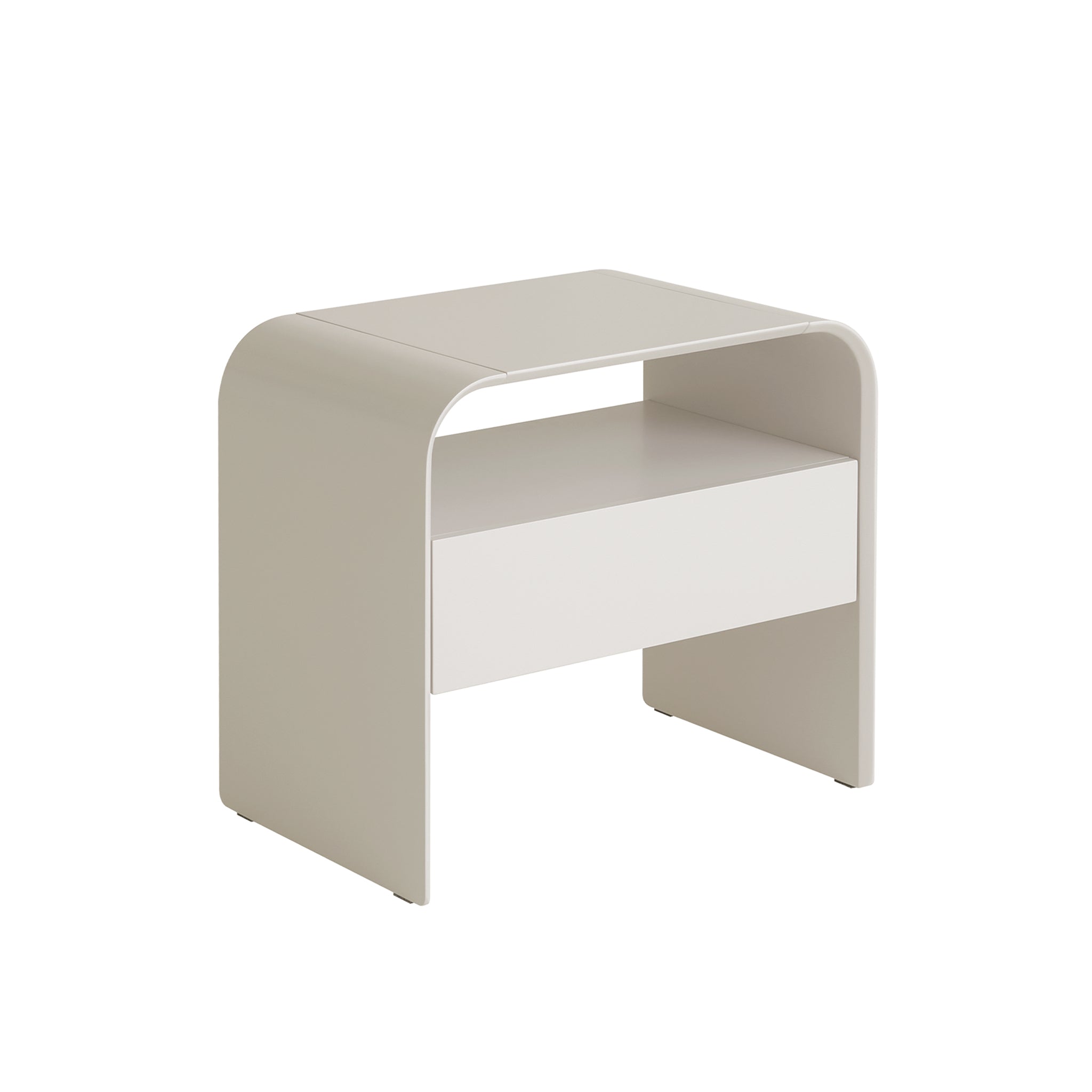 Ex Display - Chroma Bedside Table - Warm Grey Bedside Table Iggy-Core