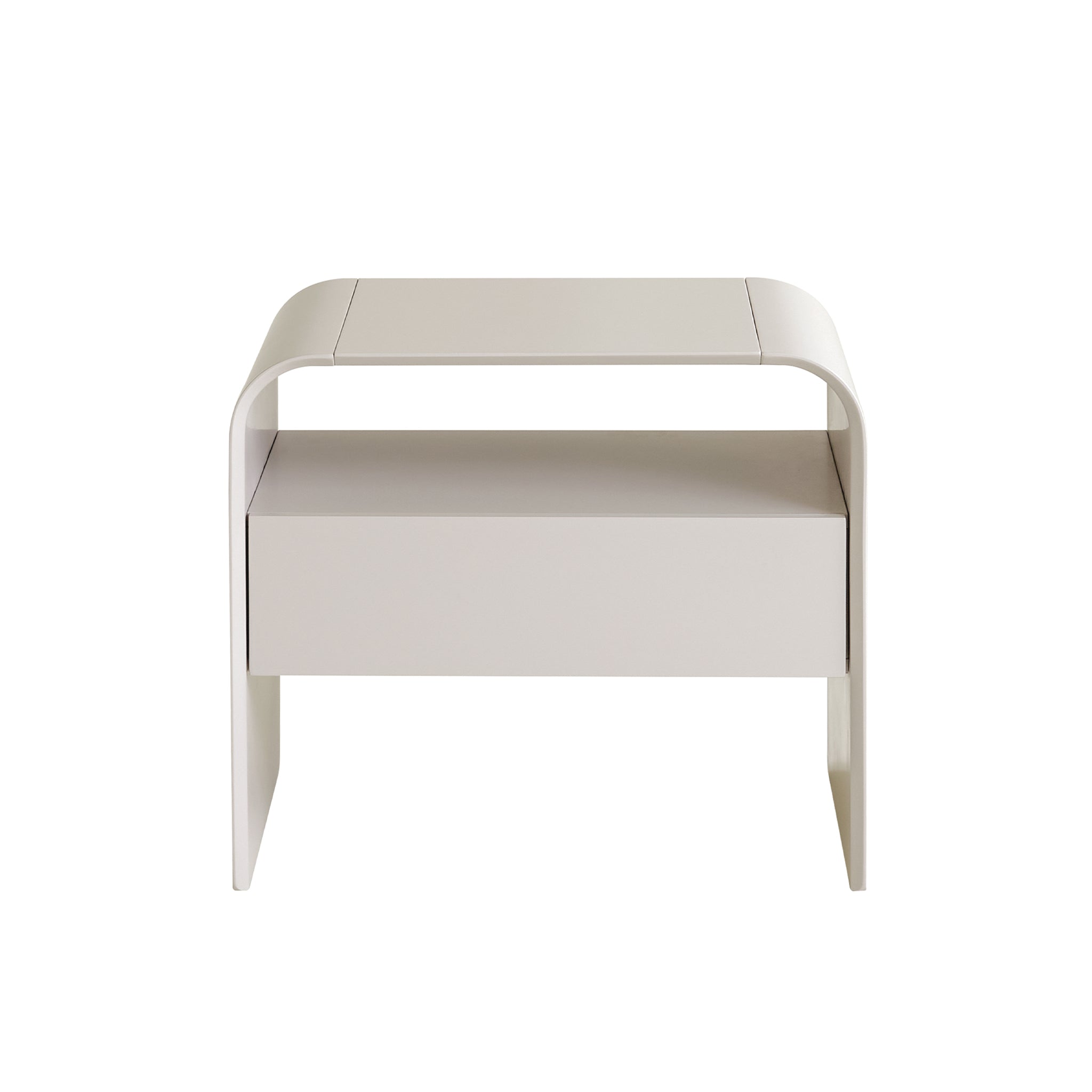 Ex Display - Chroma Bedside Table - Warm Grey Bedside Table Iggy-Core