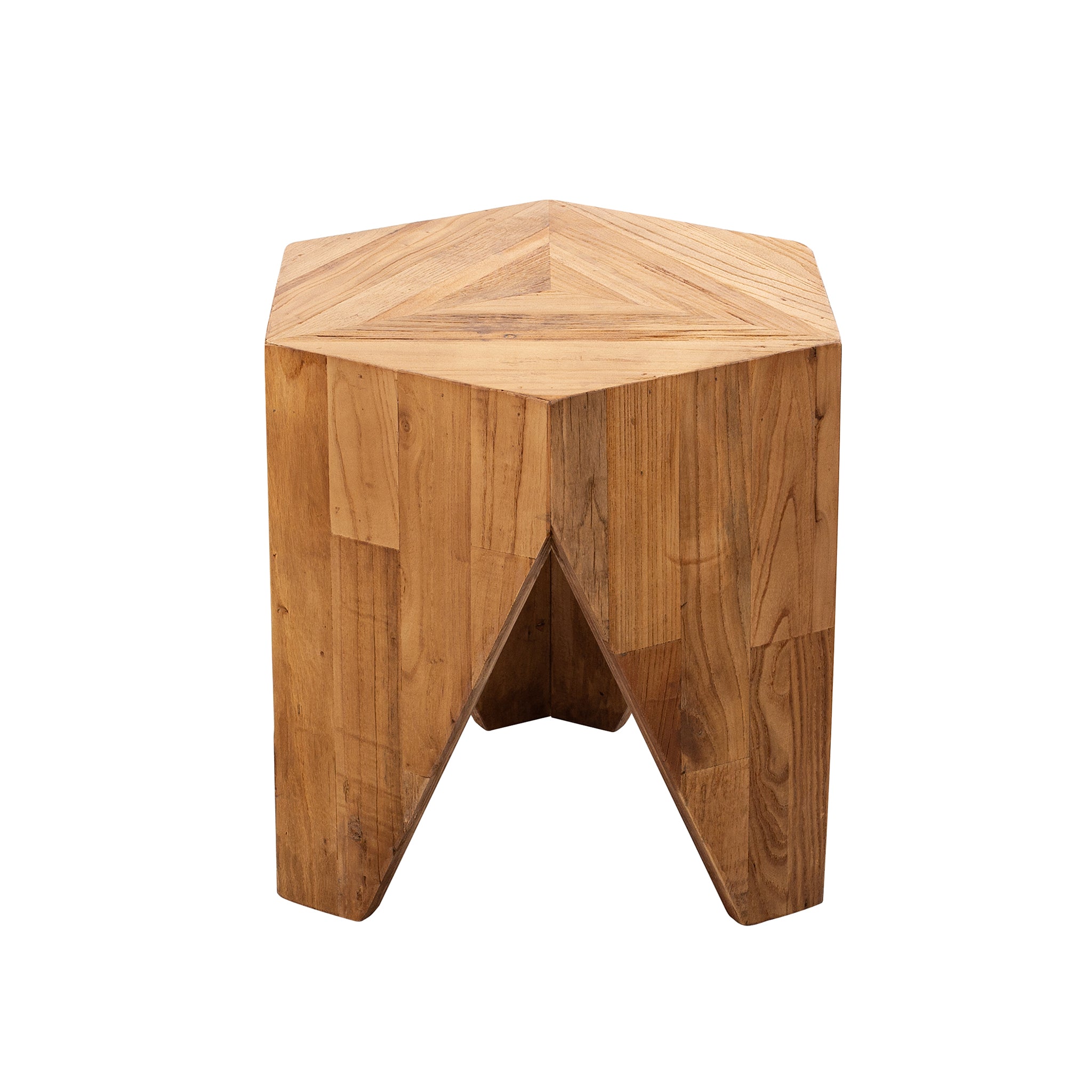 GoldLeaf Elm Side Table - Natural Side Table Iggy-Core