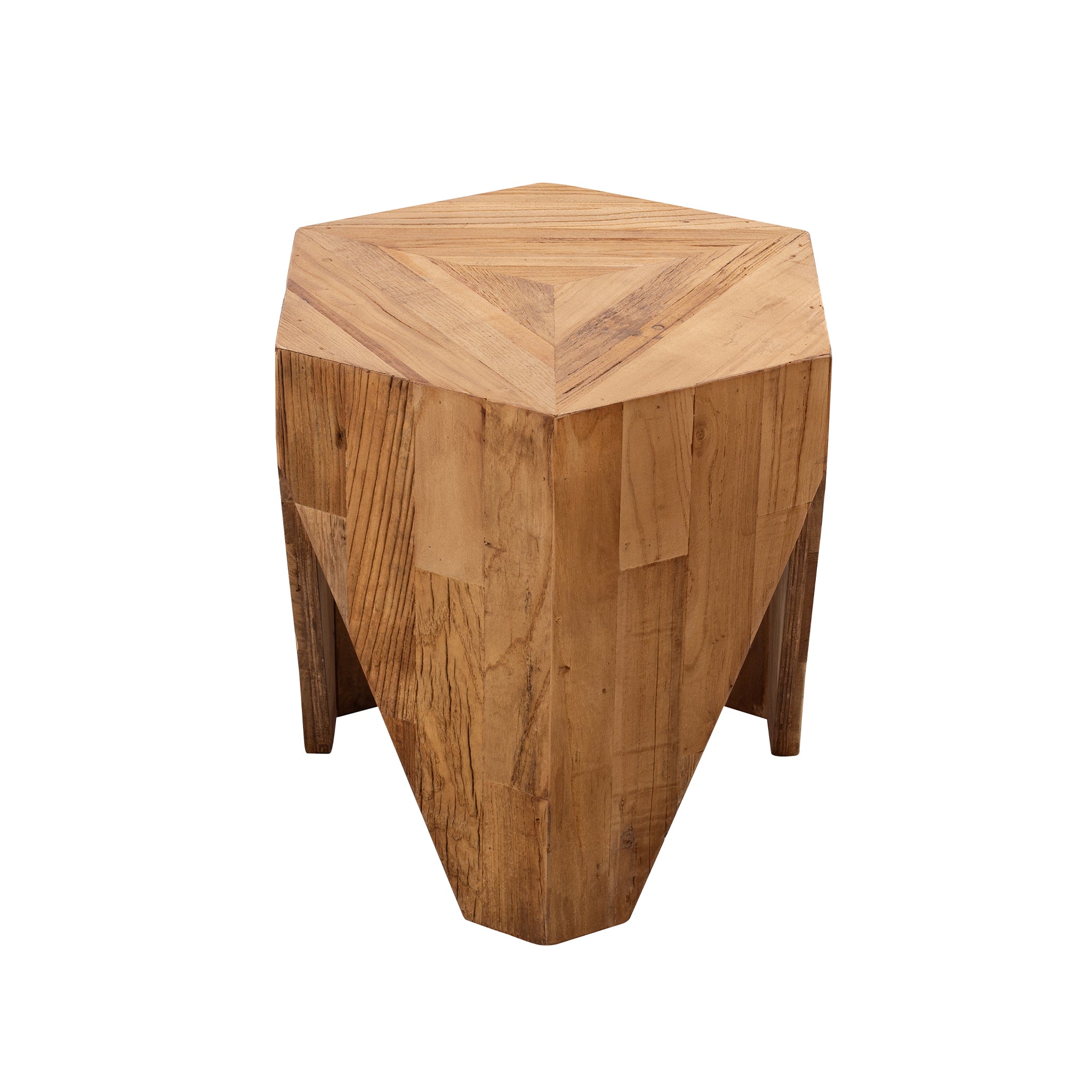 GoldLeaf Elm Side Table - Natural Side Table Iggy-Core