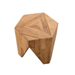 GoldLeaf Elm Side Table - Natural Iggy-Core