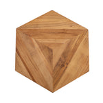 GoldLeaf Elm Side Table - Natural Iggy-Core