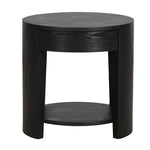 Aliya 55cm Side Table - Full Black Side Table Dwood-Core