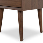 Ex Display - Asta SQ Wooden Bedside Table - Walnut  VN-Core   