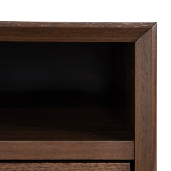 Asta SQ Wooden Bedside Table - Walnut Bedside Table VN-Core   