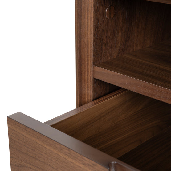 Asta SQ Wooden Bedside Table - Walnut Bedside Table VN-Core   