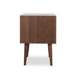 Asta SQ Wooden Bedside Table - Walnut Bedside Table VN-Core   