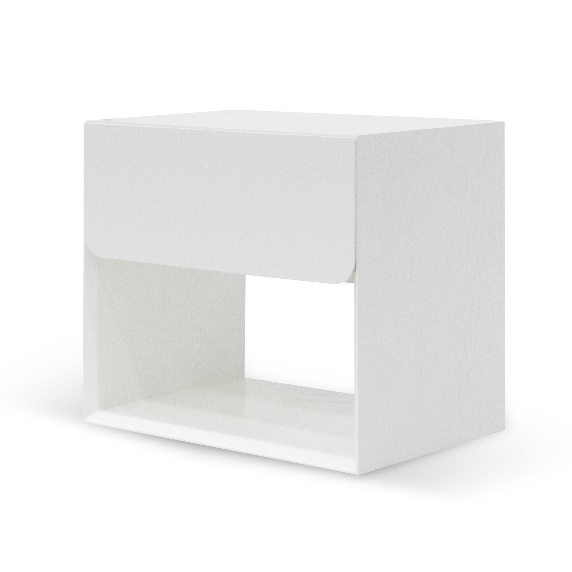 Ex Display - Lonny Oak Bedside Table - White Bedside Table Century-Core   