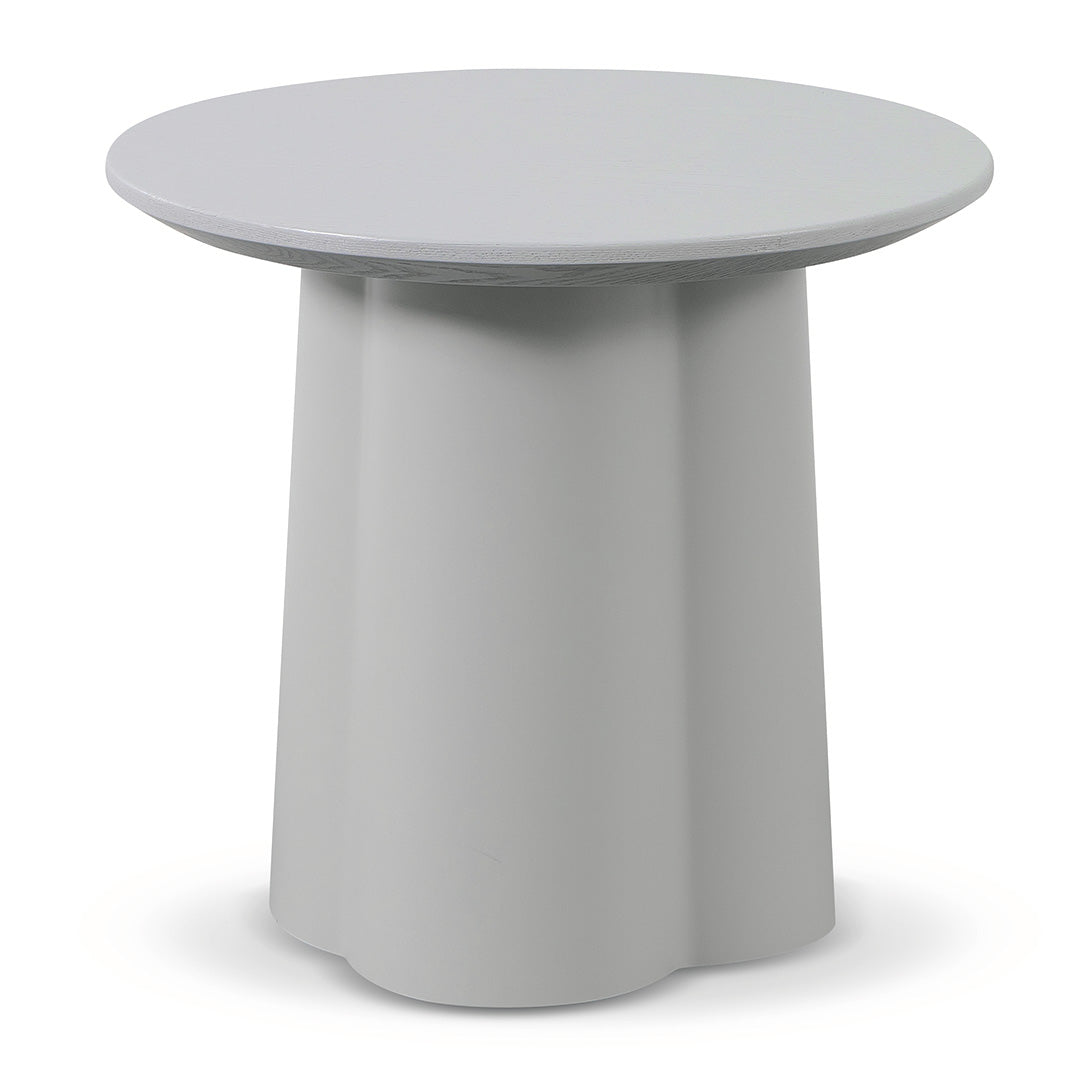 Polly Round Side Table - Light Grey Side Table Swady-Core   