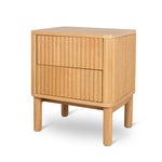 Melita Bedside Table - Natural Bedside Table KD-Core   