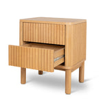 Melita Bedside Table - Natural Bedside Table KD-Core   