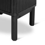 Ex Display - Melita Bedside Table - Full Black Bedside Table KD-Core   