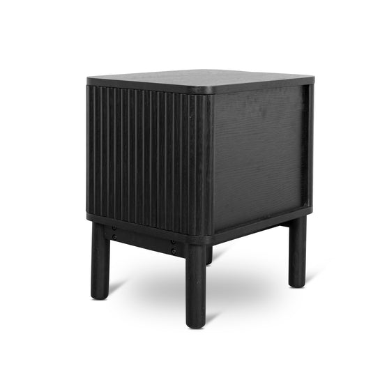 Ex Display - Melita Bedside Table - Full Black Bedside Table KD-Core   