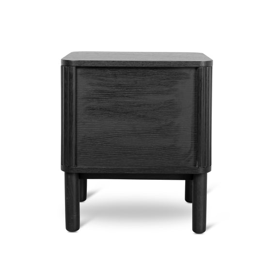 Ex Display - Melita Bedside Table - Full Black Bedside Table KD-Core   