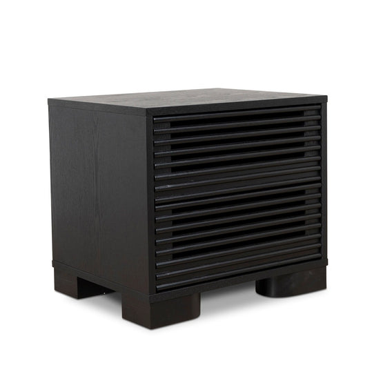 Riley Bedside Table - Full Black Bedside Table Dwood-Core   