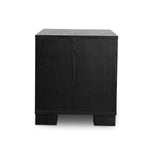 Riley Bedside Table - Full Black Bedside Table Dwood-Core   