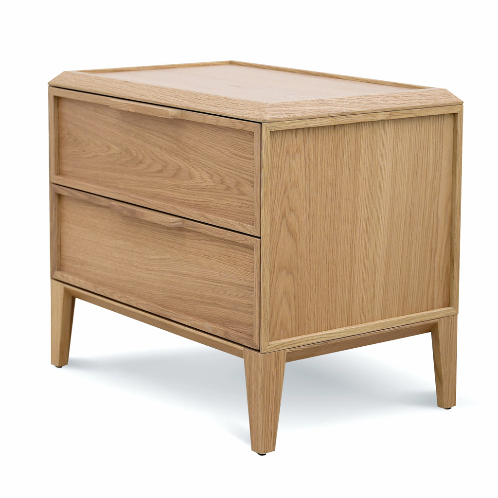 Ex Display - Imrich Bedside Table - Natural Bedside Table Century-Core   