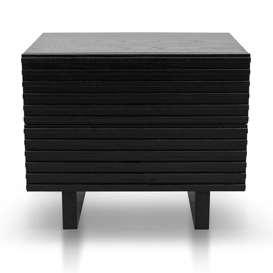 Ex Display - Alvarus Bedside Table - Full Black Bedside Table Century-Core   