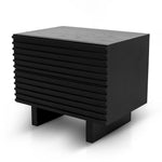 Ex Display - Alvarus Bedside Table - Full Black Bedside Table Century-Core   