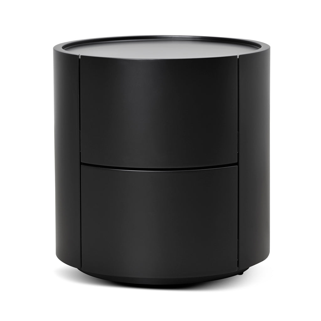 Ex Display - Nithya Bedside Table - Full Matte Black Bedside Table Iggy-Core