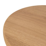 Smith 42cm Round Side Table - Natural Side Table Oakwood-Core   