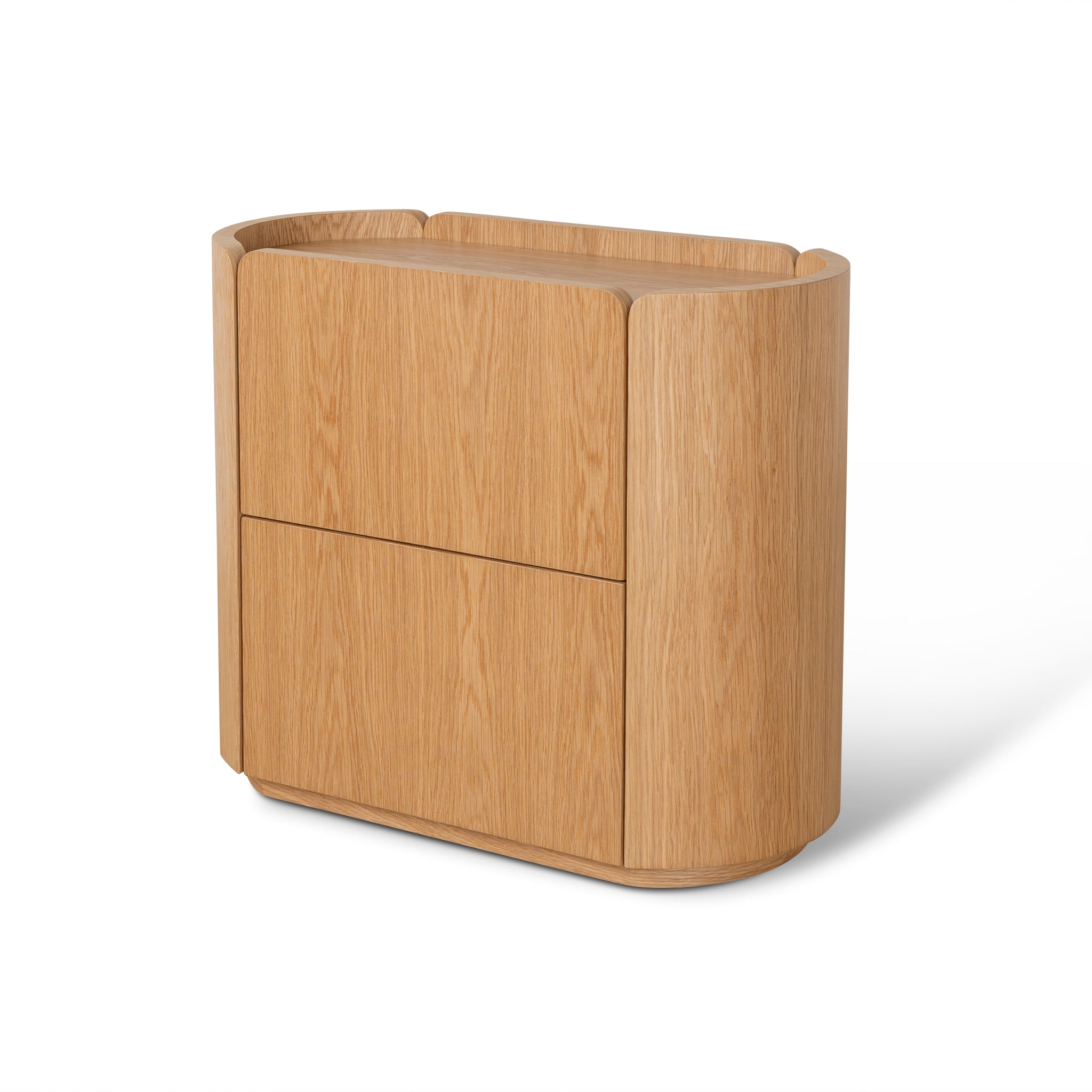 Ex Display - Arnar 60cm Bedside Table - Natural Oak Bedside Table Century-Core