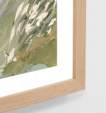 Ex Display - Seaside Meadow Spring 140 cm x 100 cm Poster - Natural Frame Wall Art Warran-Local