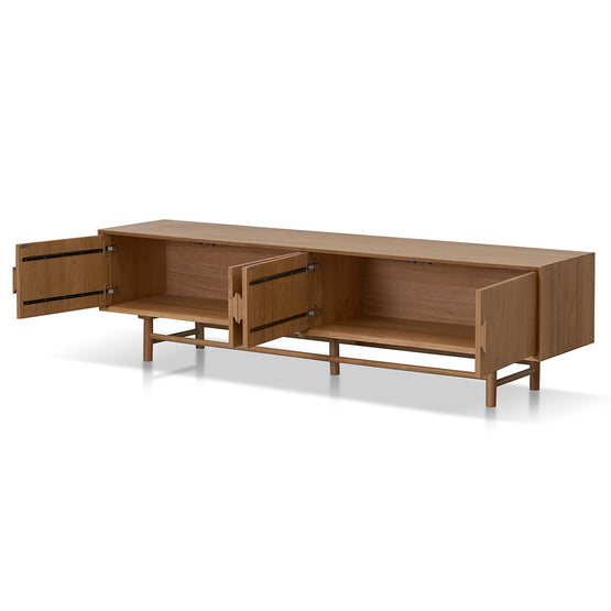 Ex Display - Ducan 2.1m TV Entertainment Unit - Natural Wood TV/Entertainment Unit Oakwood-Core   