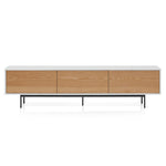 Ex Display - Alto 2m TV Entertainment Unit With Natural Drawers - Black Frame TV/Entertainment Unit Better B-Core   