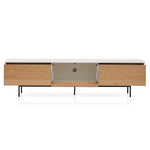 Ex Display - Alto 2m TV Entertainment Unit With Natural Drawers - Black Frame TV/Entertainment Unit Better B-Core   