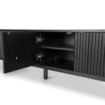 Ex Display - Melita 2m TV Entertainment Unit - Full Black TV/Entertainment Unit KD-Core