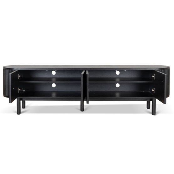 Ex Display - Melita 2m TV Entertainment Unit - Full Black TV/Entertainment Unit KD-Core