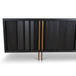 Roshan 2m TV Entertainment Unit - Textured Espresso Black TV/Entertainment Unit Valerie-Core   