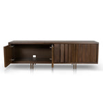 Roshan 2m TV Entertainment Unit - Caramel Oak TV/Entertainment Unit Valerie-Core   