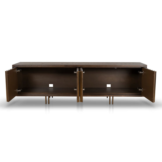 Roshan 2m TV Entertainment Unit - Caramel Oak TV/Entertainment Unit Valerie-Core   