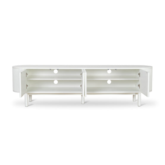 Melita 2m TV Entertainment Unit - White Oak TV/Entertainment Unit KD-Core   