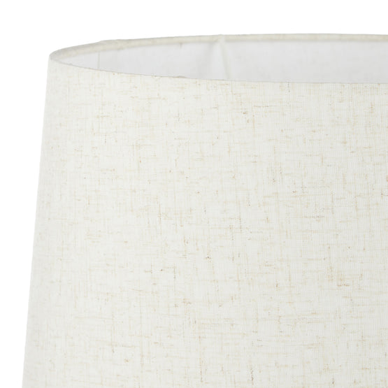 Tato Ceramic Table Lamp - Beige & White Lighting Albi-Local