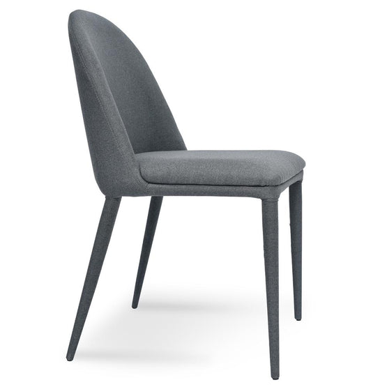 Ex Display - Carter Fabric Dining Chair - Gunmetal Grey Dining Chair Homei-Core   